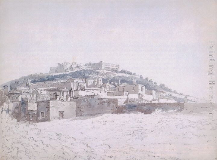 Thomas Girtin View of Monte Casino (after J.R.Cozens)